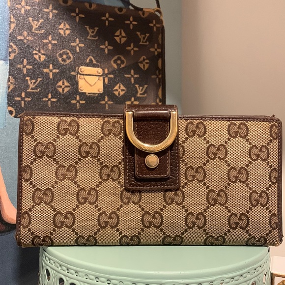 Gucci Canvas & Leather Long Wallet - Picture 3 of 16